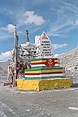 Ladakh - Chang-la, the 3rd highest pass in the world with the characteristc prayer flags